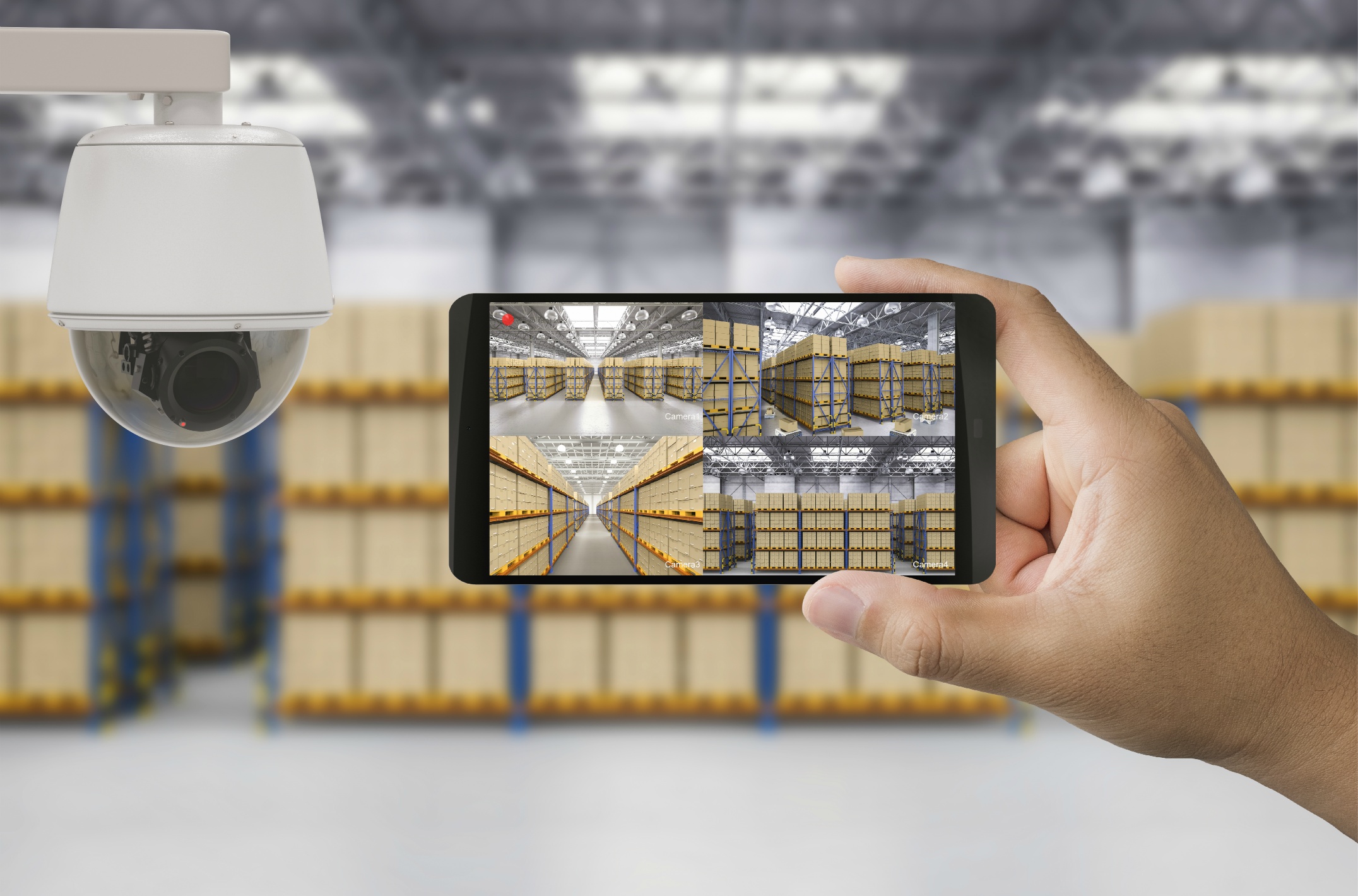 3d-rendering-mobile-connect-with-security-camera-warehouse