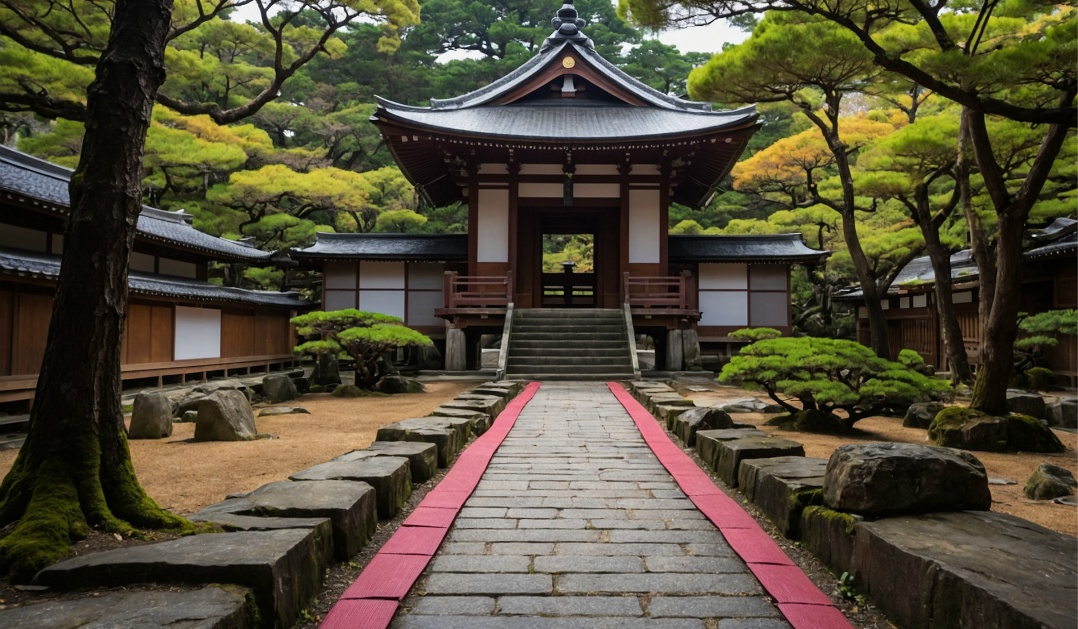 神社・寺院の不法投棄対策にセンサーと防犯カメラの連動